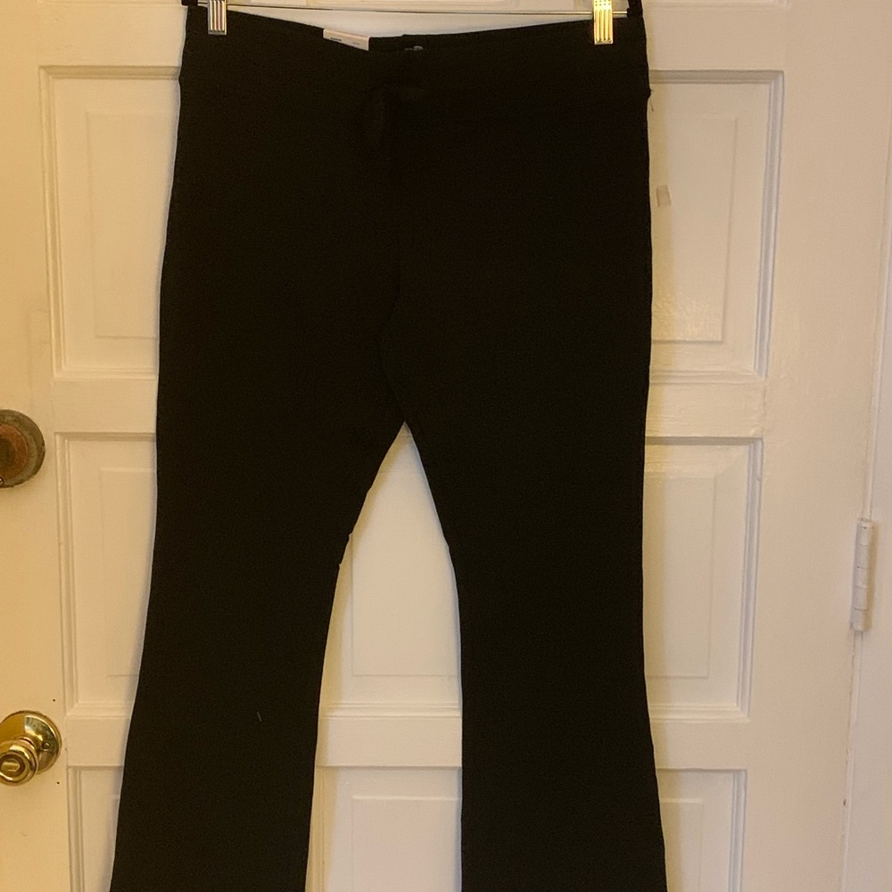 Women's Black Flare Yoga Pants XL